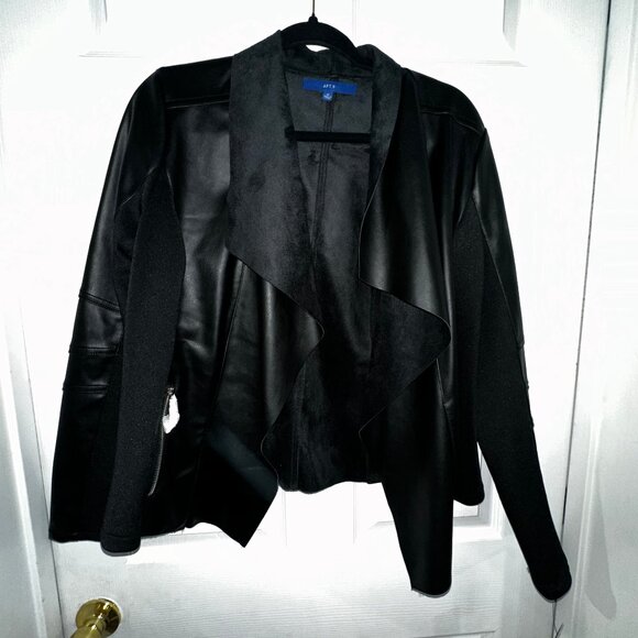 Apt. 9 Jackets & Blazers - NWT Apt. 9 Faux Leather Moto Jacket